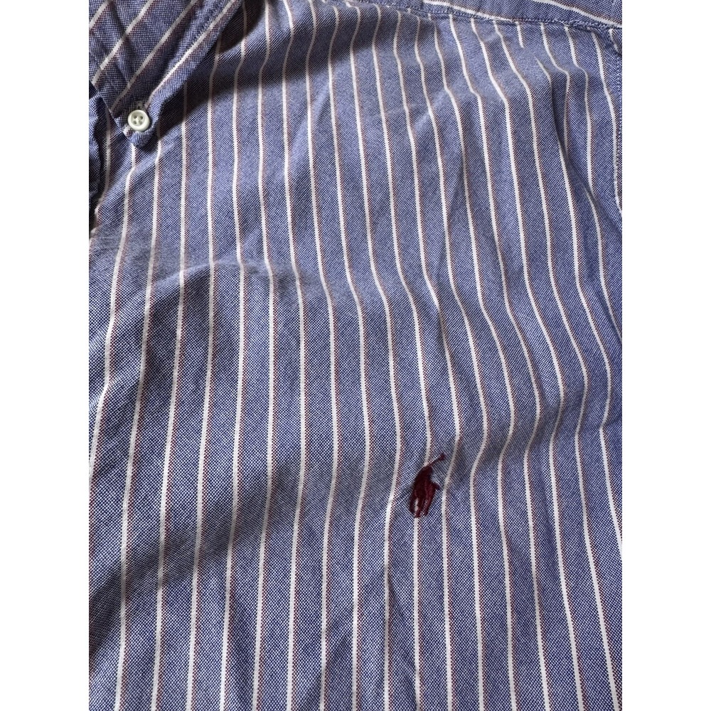 Ralph Lauren Shirt Mens 2XB Classic Fit Striped Pony Long Sleeve Button Down - Picture 2 of 8